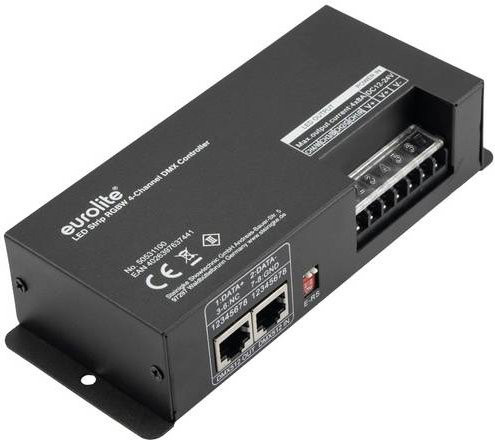 Eurolite LED Strip RGBW 4-Kanal-DMX-Controller 12-24 V, L x B x H: 16,4 x 6,6 x 3,8 cm - Bild 1