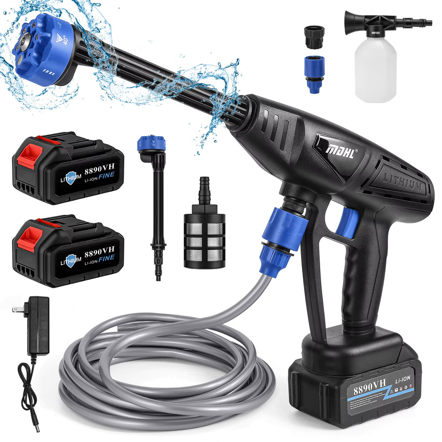 6-in-1 Kabelloser Hochdruckreiniger mit Sprühpistole für Makita 18V Akku LXT - Bild 2