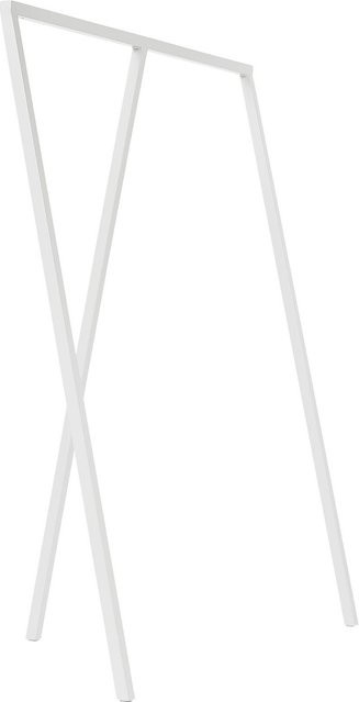 HAY Loop Stand Garderobe aus pulverbeschichtetem Stahl in Weiß - Bild 1