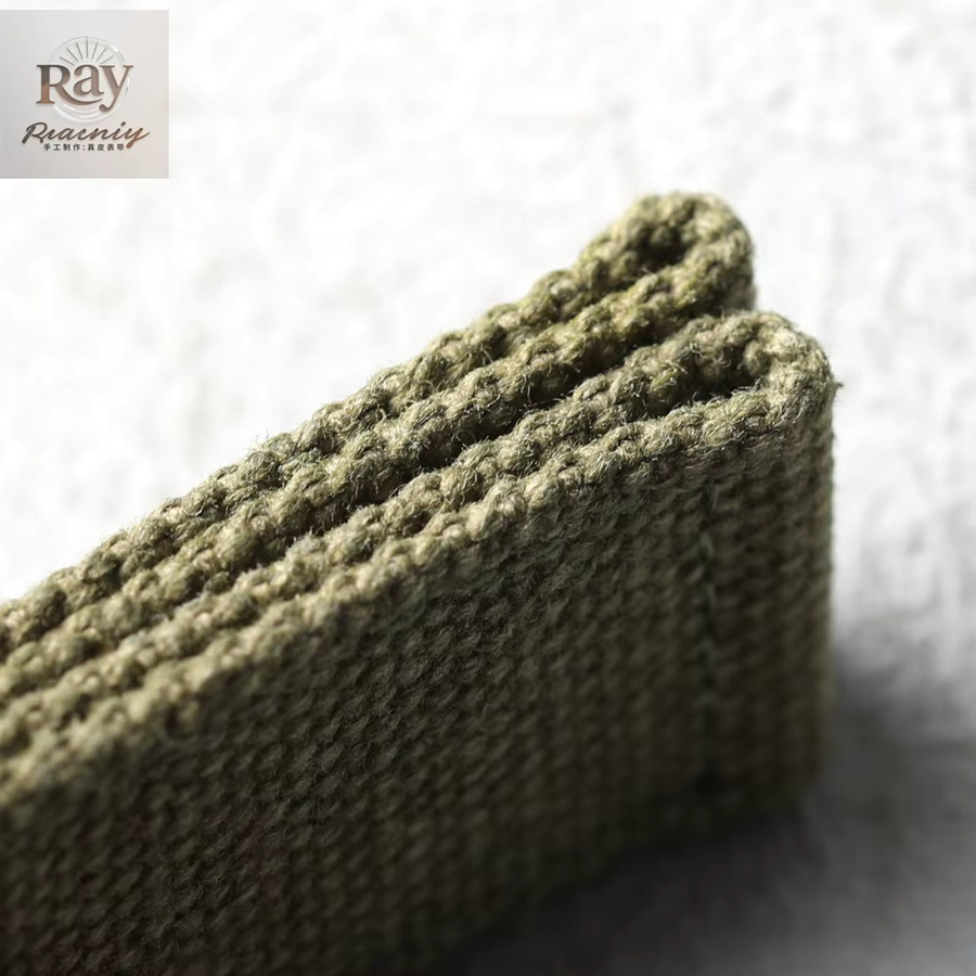 Raystray Uhrenarmband Canvas, blaugrün, schwarz, Herren - Bild 3