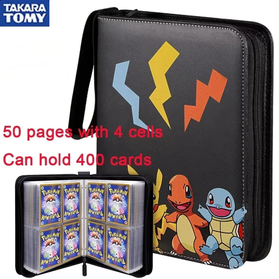 TAKARA TOM Pokémon Kartenalbum, Reißverschluss-Fotoalbum, Sammelmappe - Bild 3
