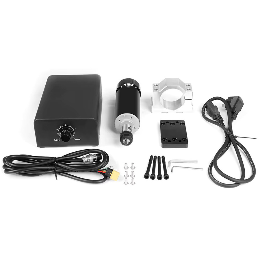 TwoTrees 500 W Luftkühlungs-Spindelmotor ER11 mit 12000 U/min und Netzteil Drehzahlregler für TTC450 Pro 3018 CNC-Fräsmaschine - Bild 2
