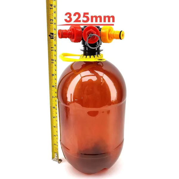 KegLand Oxebar Multilayer Keg Ball Lock Zapfhahn Set für Homebrewing mit 4 l Fassungsvermögen und PCO38 Anschluss - Bild 2