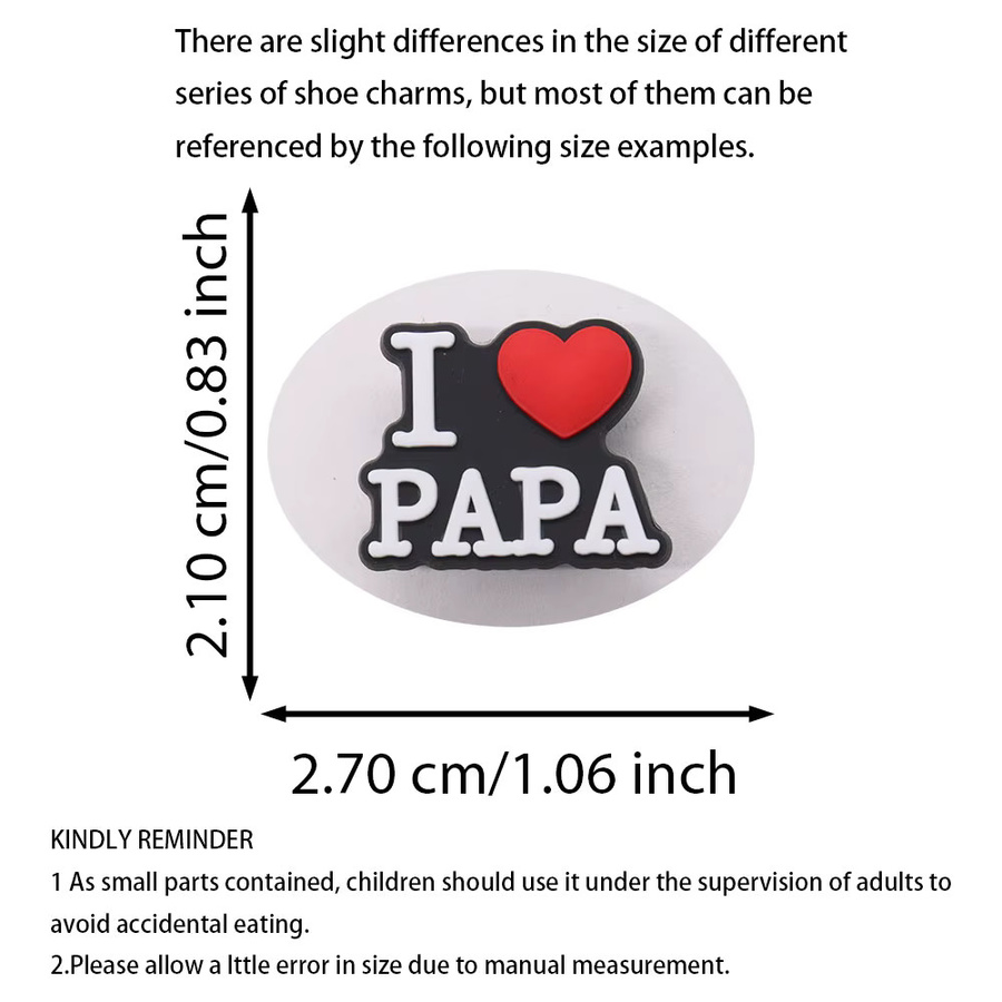 Beast Kingdom Charms, I Love Papa, Herren - Bild 5