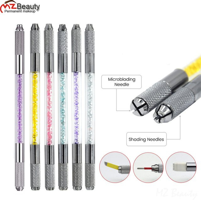 MZ Beauty 2 in 1 Microblading Stift, Manuelle Tattoo Stifte, Tebori Werkzeug - Bild 1