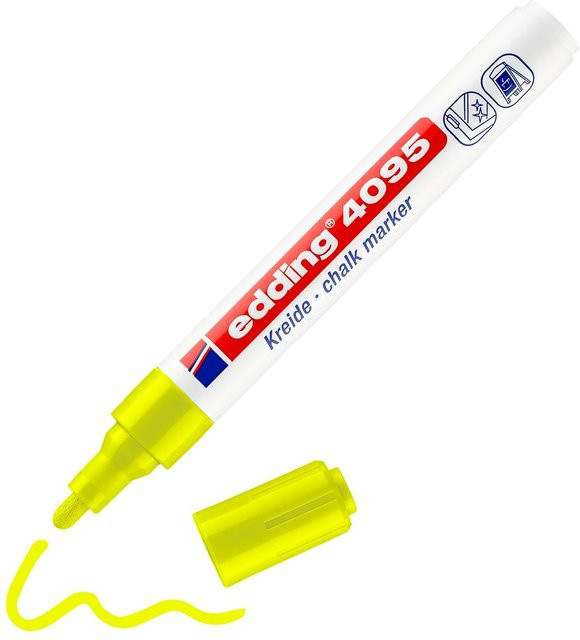 edding Kreidemarker 4095 in Neon-Gelb - Bild 1