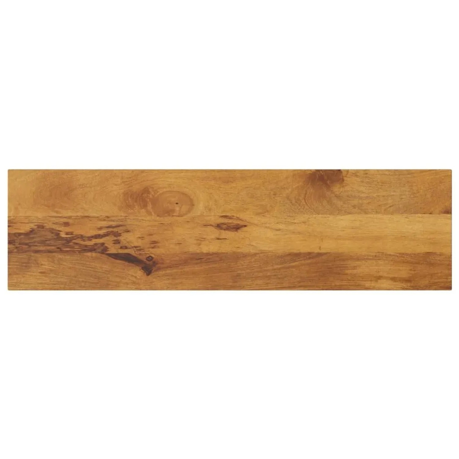 vidaXL Tischplatte aus Massivholz Mango in Braun, Rechteckig, B/T/H: 100 x 30 x 2,5 cm - Bild 2