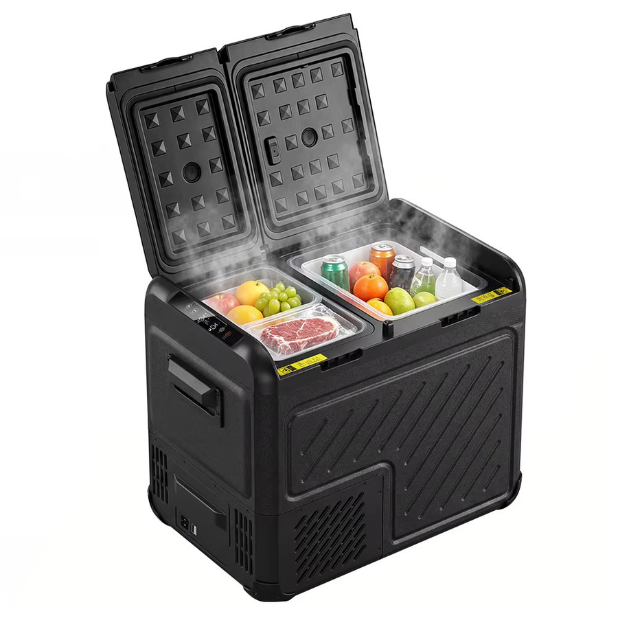 Podofo Kompressor-Kühlschrank tragbare Eisbox in Schwarz für Auto, Reisen und Outdoor, 12/24V DC und 110-240V - Bild 4