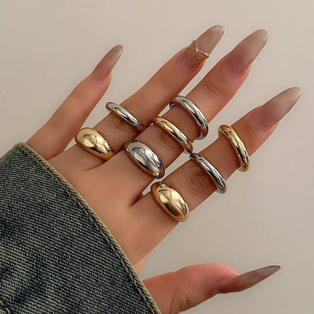 Ingemark Ringe, Wassertropfen, verstellbar, Damen - Bild 1
