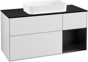 V&B Waschtischunterschrank Finion in Weiß lackiert, Breite: 120 cm, Tiefe: 50,1 cm, Höhe: 50,1 cm - Bild 1