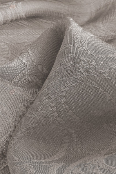 JOOP! Ornament Allover Fertig-Gardine in Umbra, halbtransparentes Design mit grafischem Muster in Braun und Grau aus Polyester - Bild 2