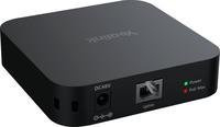 Yealink RCH40 E2 Desktop PoE+ Hub mit 4 x 10/100/1000 Mbit/s Ethernet-Ports in Schwarz - Bild 1