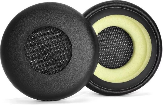 Jabra Ersatz-Ohrpolster aus Proteinleder für Evolve 20 20se 30 30II 40 65 65+ in Schwarz - Bild 1