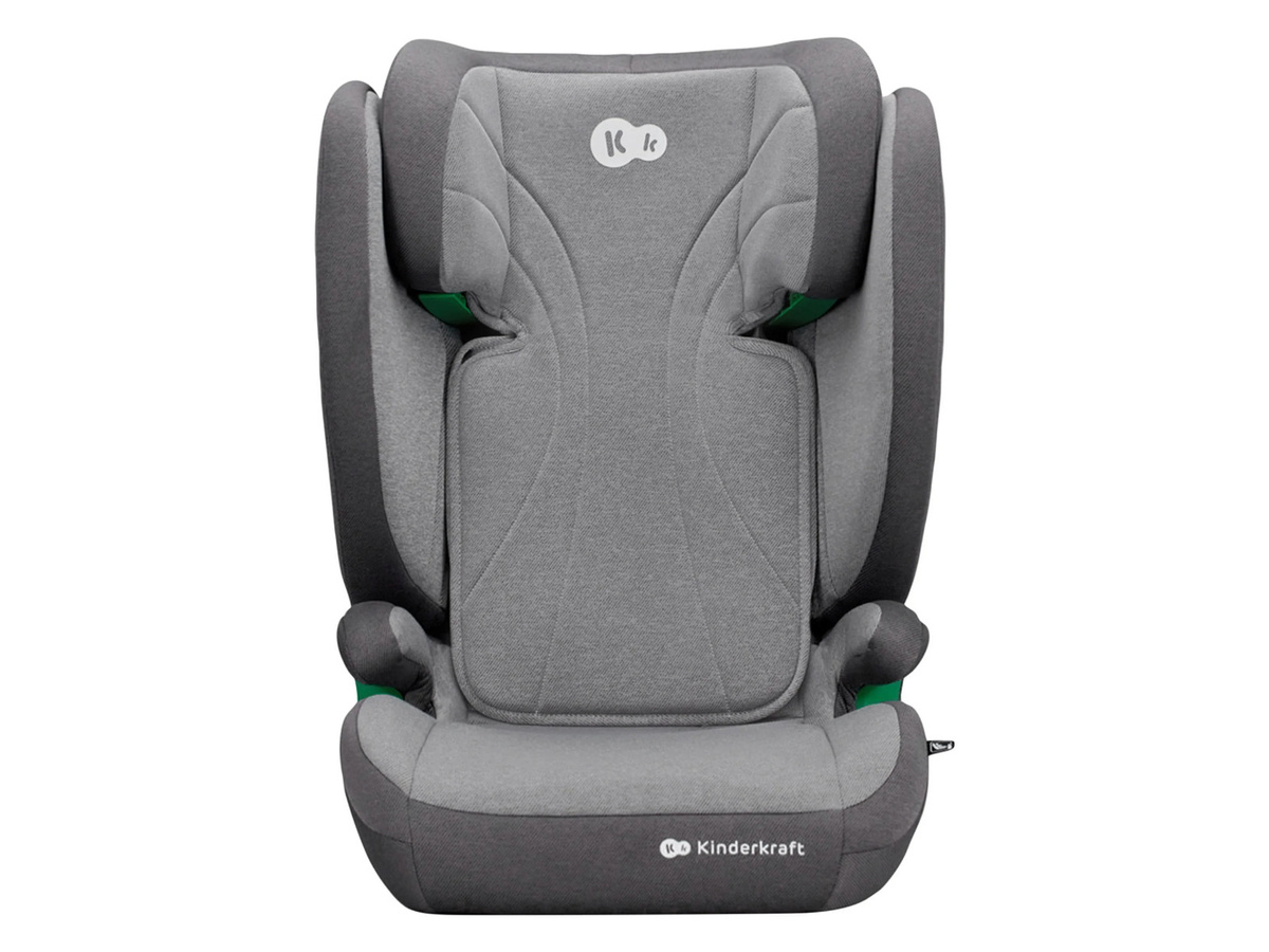 Kinderkraft Autositz Junior Fix 2 Rocket Grey mit Isofix und Rückenlehne für Körpergröße 100 bis 150 cm - Bild 2