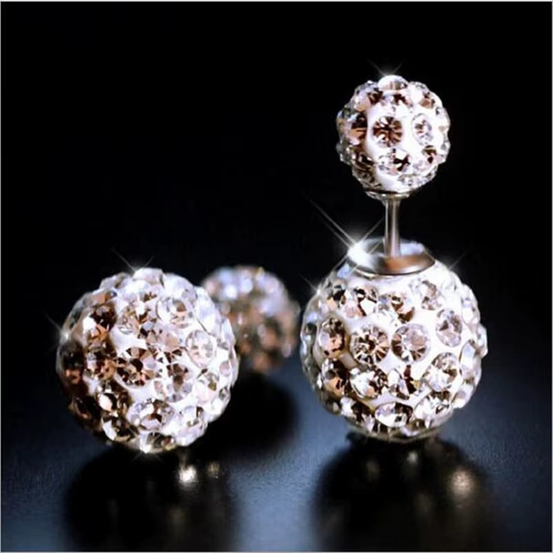 Ohrringe 925 Silber, Kristall, Damen - Bild 2