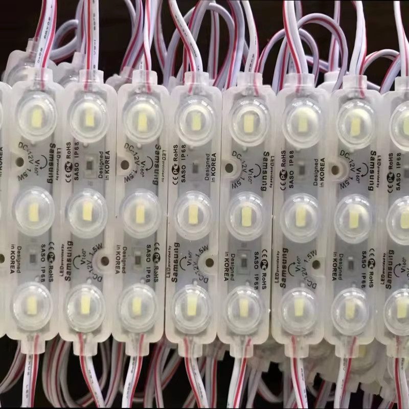 MERRYLE 10 Stück DC12V 5730 LED-Module, wasserdicht IP68, Lichtinjektion in Weiß für Werbung und Dekoration - Bild 2