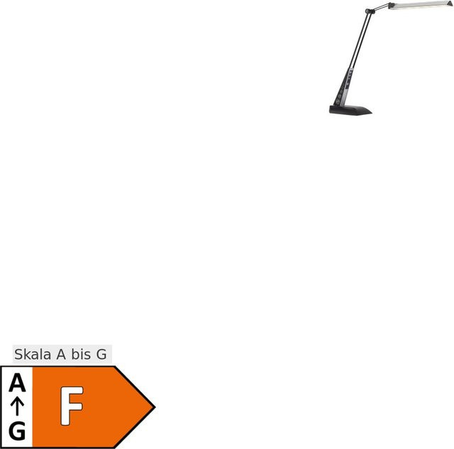 Brilliant Jaap LED Schreibtischleuchte mit Touch-Dimmer in Schwarz und Chrom - Bild 1