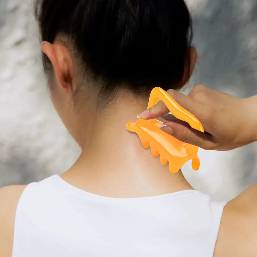 DKSHETOY Faszienmassageblaster, Cellulite-Massagegerät, Orange, Unisex - Bild 1