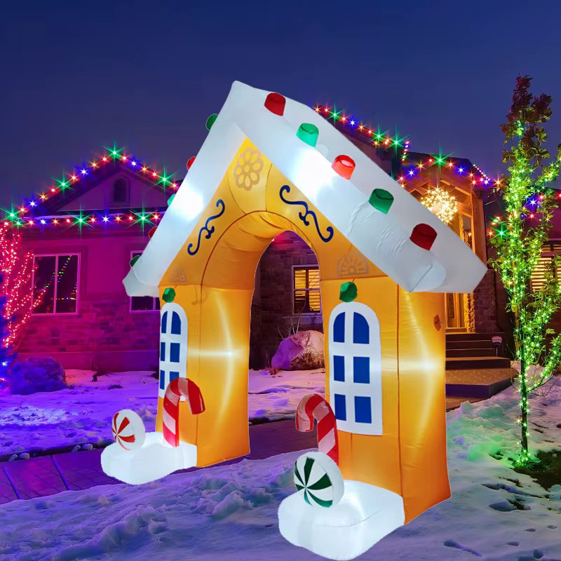 CatXaa Aufblasbarer Weihnachts-Torweg mit integrierten LED-Leuchten, Multicolor, Höhe: 270 cm - Bild 2