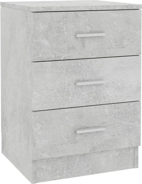 vidaXL Nachttisch aus Holzwerkstoff in Grau, B/T/H: 38 x 35 x 56 cm - Bild 1