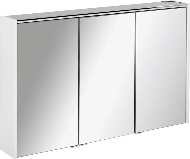 Fackelmann Spiegelschrank Denver mit LED-Beleuchtung in Grau, B/H/T: 110 x 68,5 x 16 cm - Bild 1
