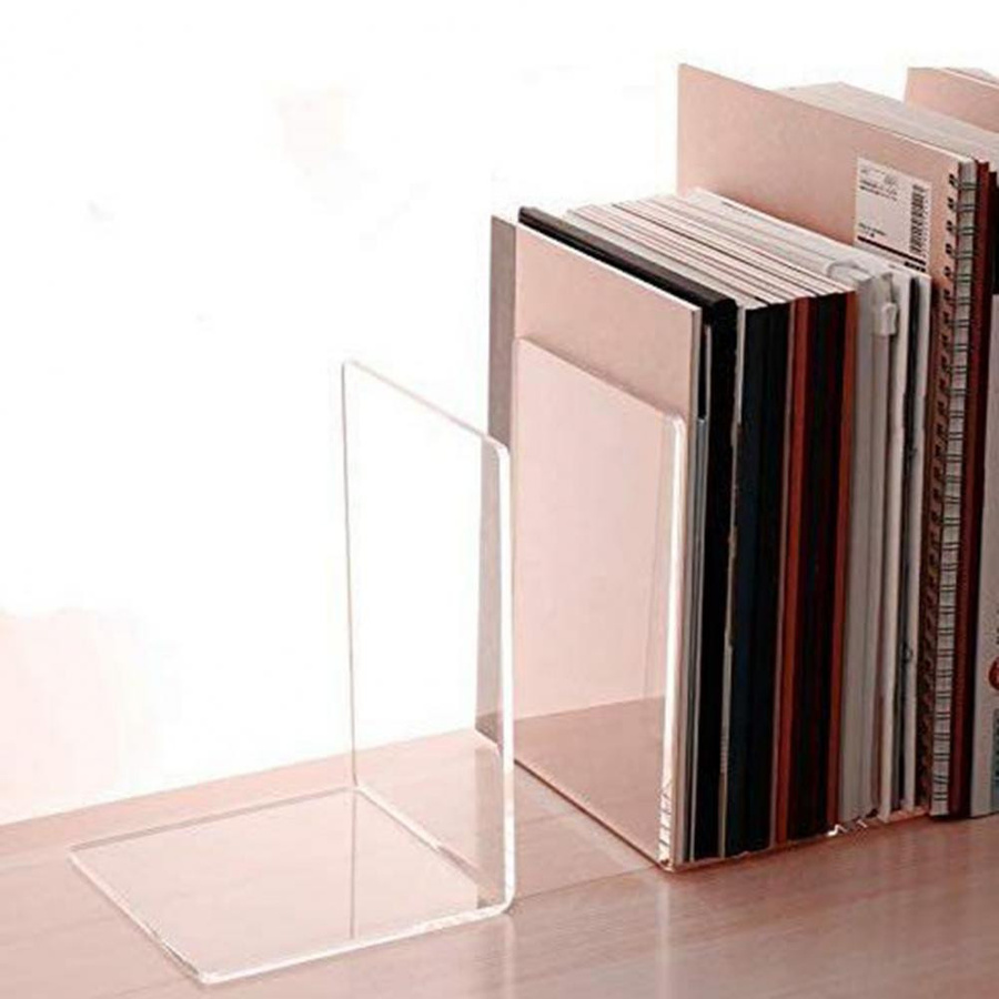 Walk Vogue Set aus 4 Acryl Buchstützen in Transparent als dekorativer Buchhalter und Organizer für Bücher und Videospiele - Bild 2