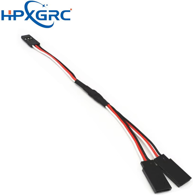 HPXGRC 5er Set RC Servo Y Verlängerungskabel für Futaba und JR, Längen: 150mm, 300mm, 500mm - Bild 1