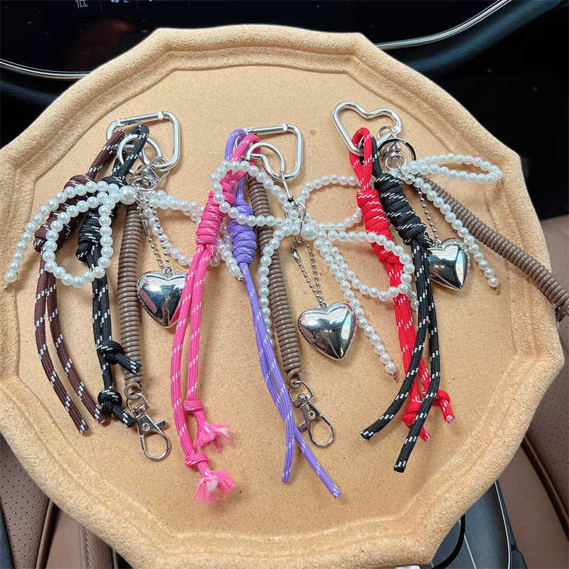 Yogodlns Handy-Lanyard, Gewebtes Armband, Perlen-Schleife - Bild 2