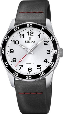 Festina Kinderuhr, Analoguhr, Quarz, Edelstahl, 34 mm, Kinder