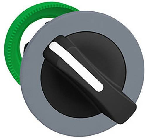 Schneider Electric ZB5FD2C0 Wahlschalter-Frontelement in Schwarz und Grau aus Kunststoff, bündig montiert - Bild 1