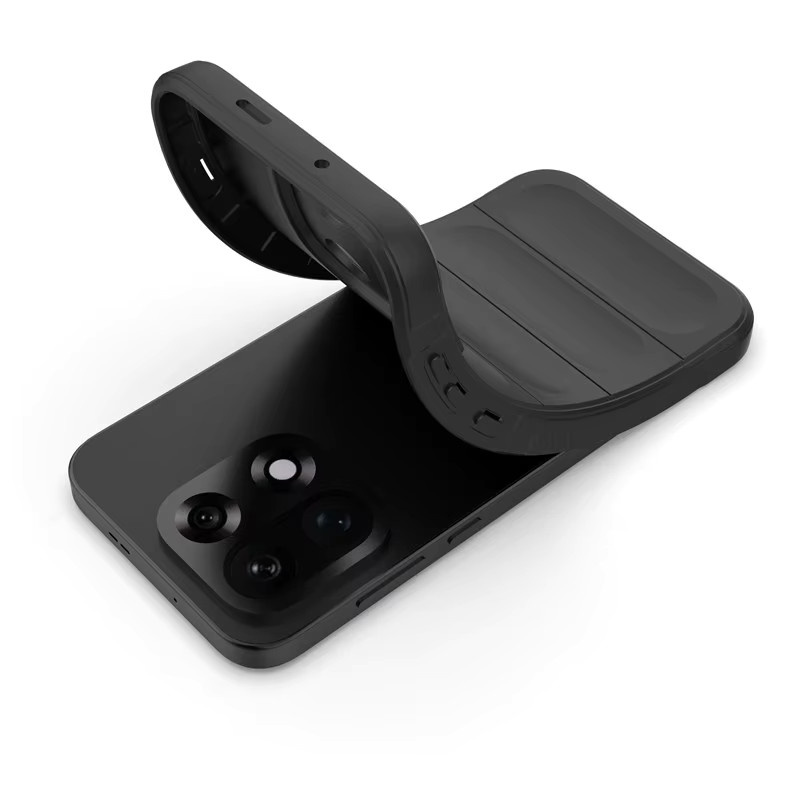 Stoßfeste Silikon Schutzhülle für OnePlus 15 in Schwarz - Bild 3
