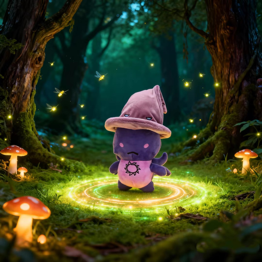 BOOKFONG Kawaii Forsaken Azuretime Plüsch Puppe, Blau, Lila - Bild 2