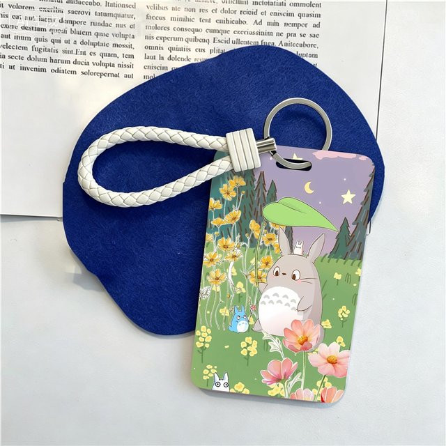 Binchi Outdoor Equipment Schlüsselanhänger Totoro Acrylkarte, Blau, Damen - Bild 1