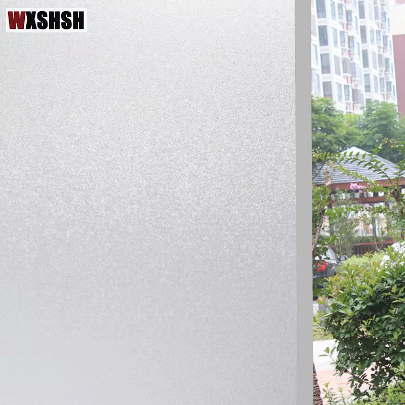 WXSHSH Milchglas-Fensterfolie Transparent zur Privatsphäre für Büro, Badezimmer und Schlafzimmer als statische Fensteraufkleber ohne Kleber - Bild 3