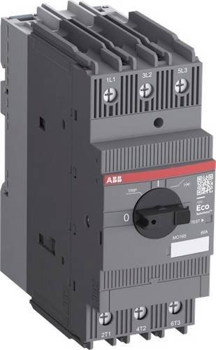 ABB MO165-80 Kurzschluss-Schutzschalter, Grau, Einstellbereich: 80A, B x H x T: 5,5 x 14,265 x 12,2 cm - Bild 1