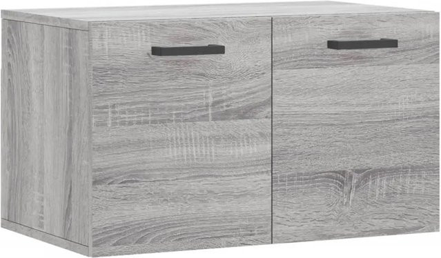 vidaXL Wandschrank Grau Sonoma aus Holzwerkstoff mit Scharniertüren B/T/H: 60 x 36,5 x 35 cm - Bild 1