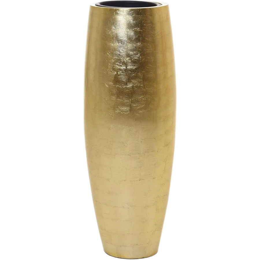 Vivanno Bodenvase Magnum aus Fiberglas in Gold, B/T/H: 37 x 37 x 100 cm - Bild 2