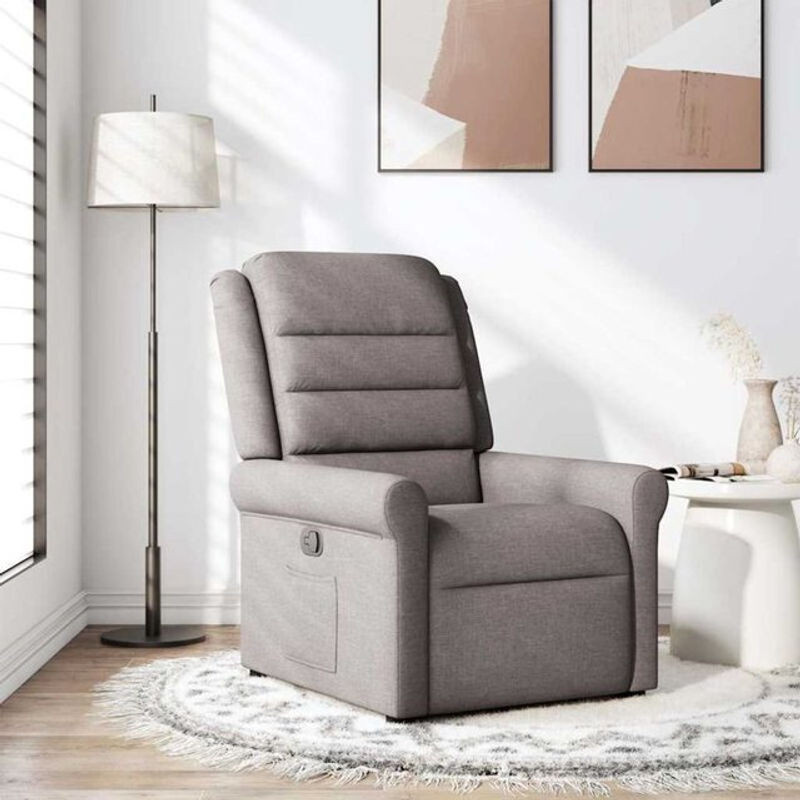 Vidaxl Relaxsessel Modern in Taupe Meliert aus Stoff - Bild 1