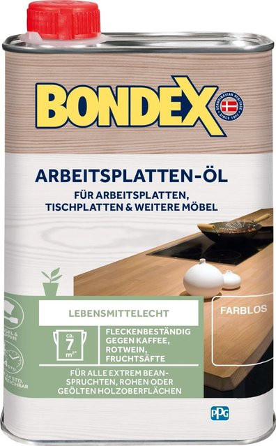 Bondex Arbeitsplatten-Öl Transparent 250 ml lebensmittelecht - Bild 1