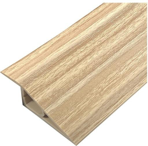 Selbstklebende PVC Boden Übergangsleiste als rutschfeste Schwelle für Teppich und Fliesen, Farbe: Beige, Länge: 100 cm, Höhe: 1,5 cm - Bild 1