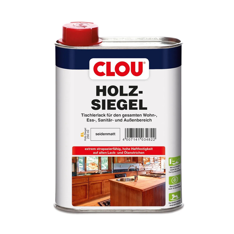 Clou Holz-Siegel Transparent seidenmatt 250 ml - Bild 2