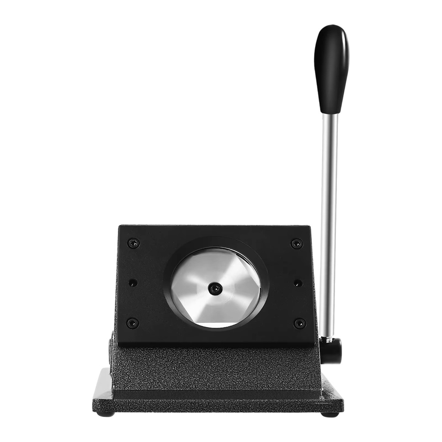 Kreisförmiger Ausstanzschneider für Button-Herstellung, 58 mm, Schwarz, aus Edelstahl und Aluminiumlegierung - Bild 3