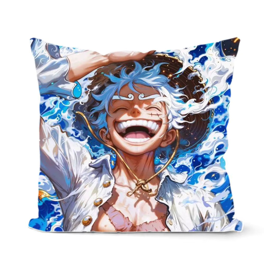 Bandai One Piece Sun God Nika Anime Plüschkissenbezug in Multicolour, quadratisch, Breite: 30 cm, Höhe: 30 cm - Bild 7