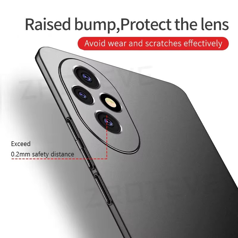 ZROTEVE Ultradünne Handyhülle aus hartem PC in Matt-Optik für Honor 200 Pro, Honor 200, Honor 400 Pro und Honor 400, stoßfest - Bild 5