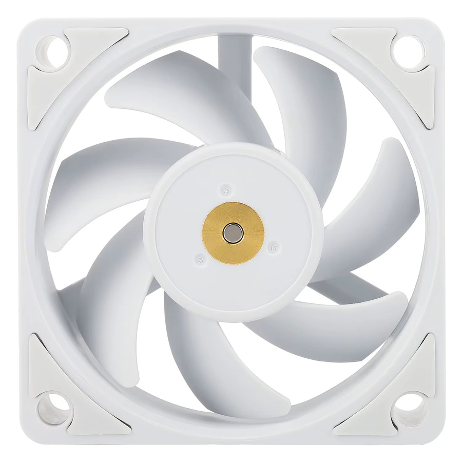 Thermalright TL-B6B B6W Gehäuse Lüfter in Weiß mit 60mm Durchmesser, 4-polige PWM-Temperaturregelung und bis zu 3200 U/min - Bild 1