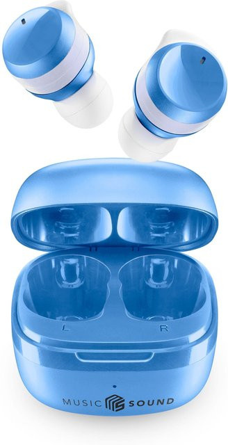 CellularLine FLOW Bluetooth In-Ear Earphones Sky Blue mit USB-C - Bild 1