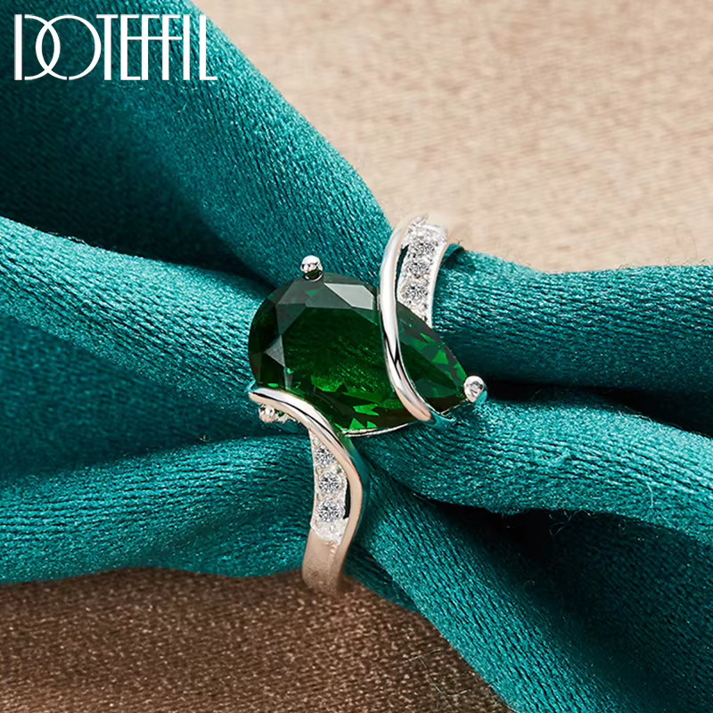 DOTEFFIL Ring, Kristall, Silber, Damen - Bild 2