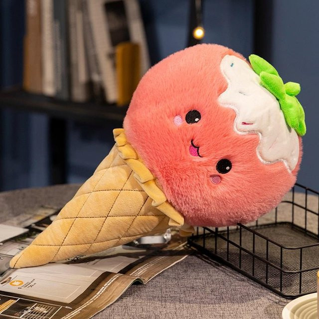 Yiran toy Bunte Frucht Eiscreme Plüschpuppe, 40cm, Bunt / Mehrfarbig - Bild 1