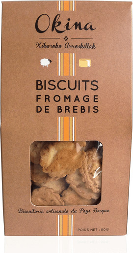 Okina Biscuits Fromage de Bebris 80 g - Bild 1