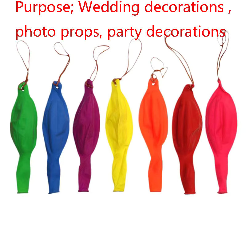 10 Stück dekorative Latexballons in Multicolour mit Gummiband für Party und Hochzeit - Bild 2